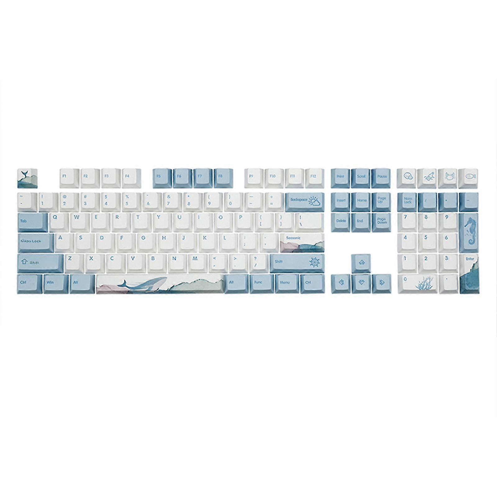 Theme Keycaps 110 Cherry Keys Pbt Keycaps 5 Sides Dye-sublimation