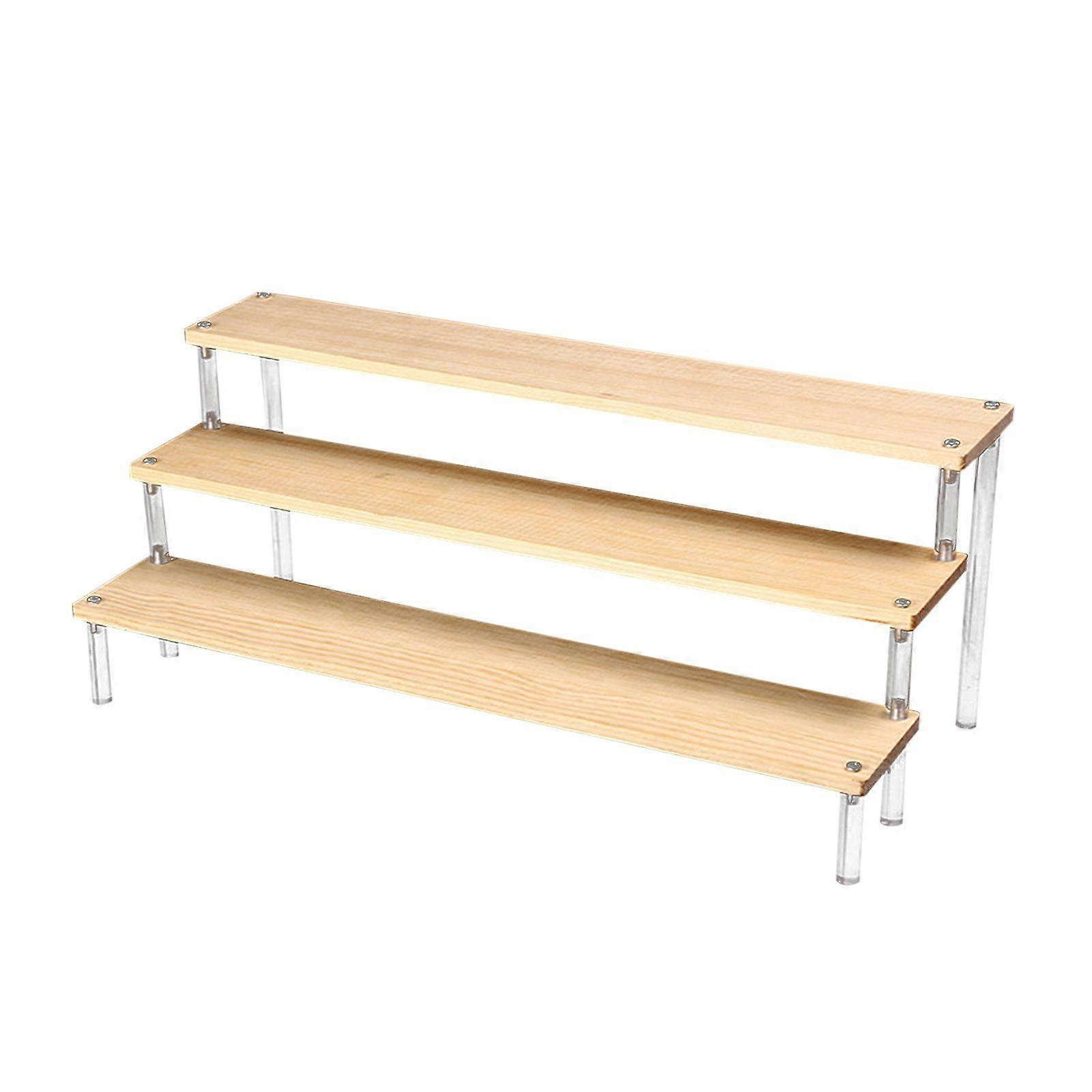 Transparent Acrylic Display Riser Shelf Organizer for Model Cosmetic Perfume