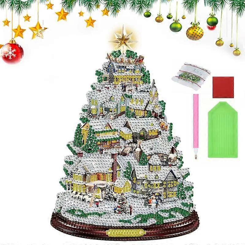 Decorations Kit 5d Gem Art Painting Kit 5d Gem Art Painting Kit Kit For Party Decorations Christmas Tree Pattern Diy Crystal Art