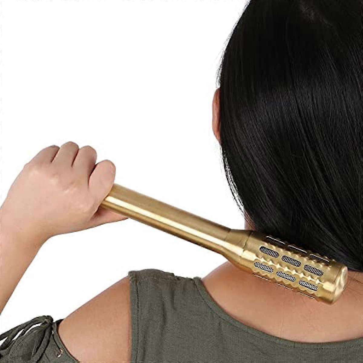 Moxa Stick Burner Holder Moxa Box Portable Healing Acupuncture Roller for Brass Moxibustion Back Messager