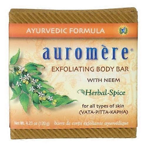 Auromere 去角质身体棒,含印楝草本香料,4.23 盎司