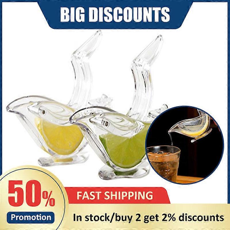 1PC Juicer Orange SqueezerLemon Clip Manual Transparent Fruit Juicer Home Kitchen Bar Gadget Lemon Juicer Orange Squeezer Tool