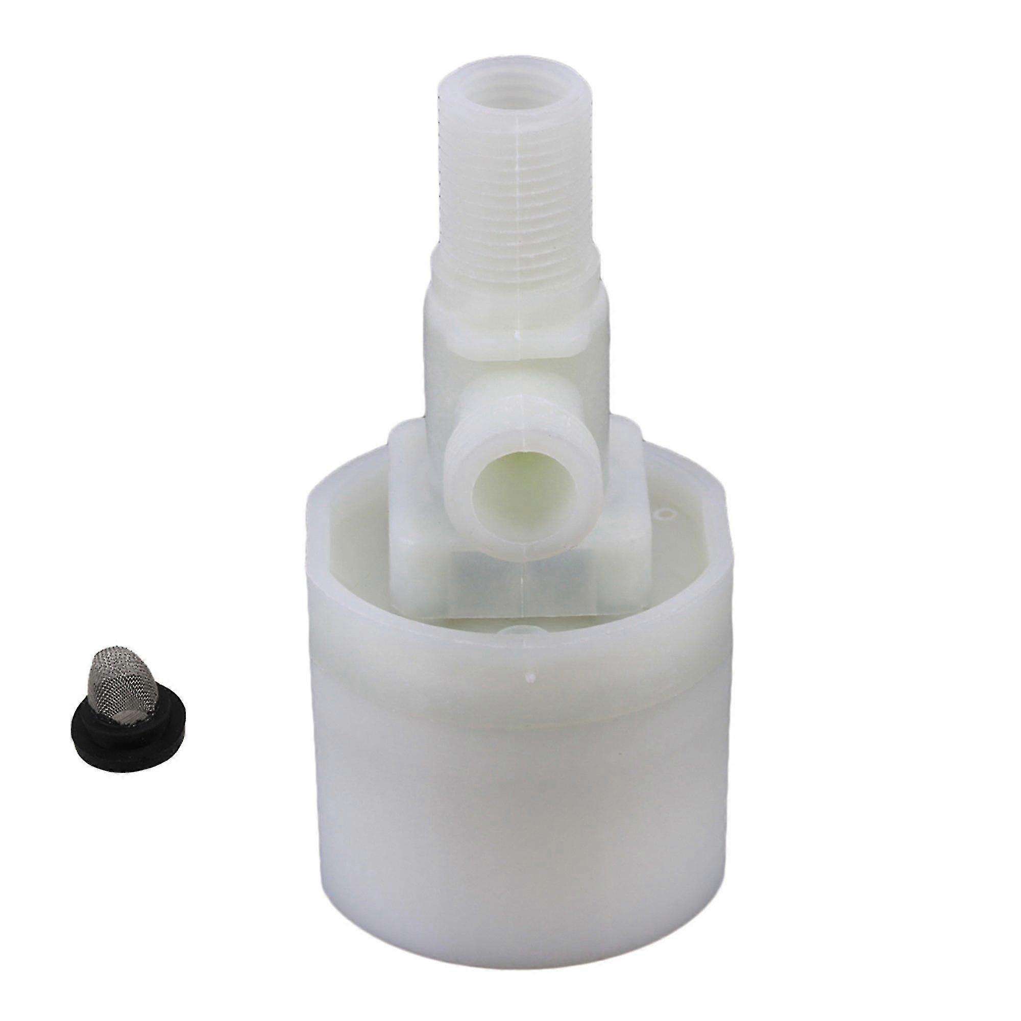 Automatic Water Level Control Valve Top Inlet For Water Tank Pool 1/2 Inch Cream