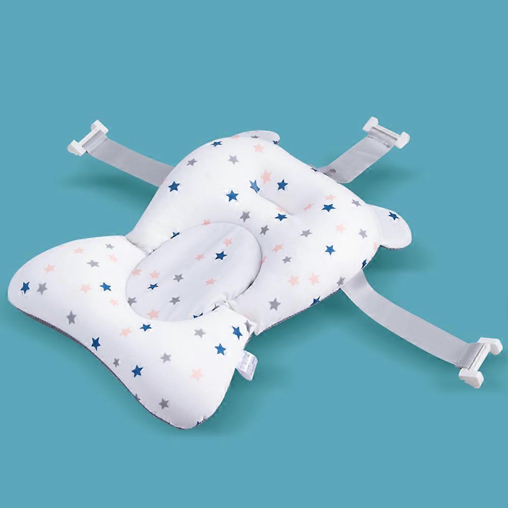 Infant Baby Bath Mat Anti-Slip Air Cushion Floating Soft Seat Cushion