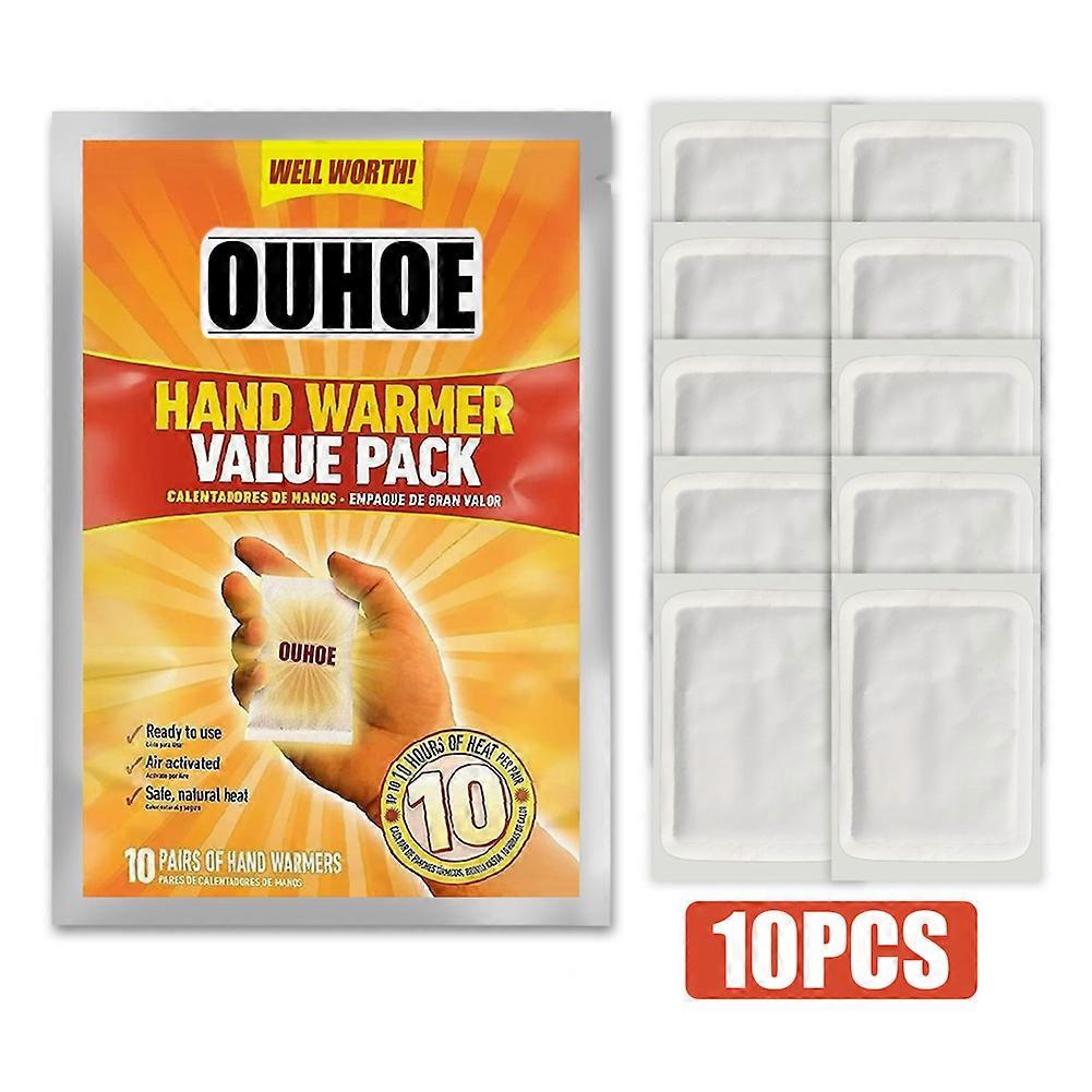 20 יחידות מחממי ידיים ומחממי רגליים חבילות ידיים חמות כיס רגלי חום כפפות