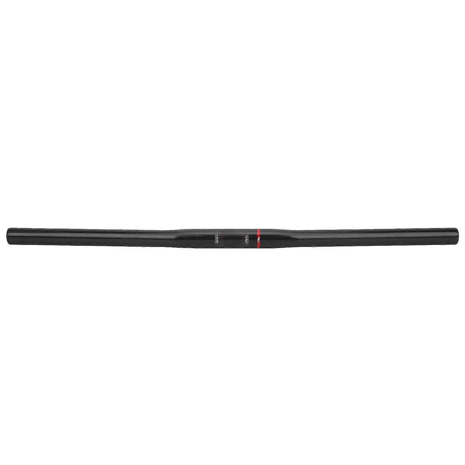 Carbon Fiber Glossy Black Folding Bicycle Straight Handlebar 25.4x580MM - Bike Cycling Accessory