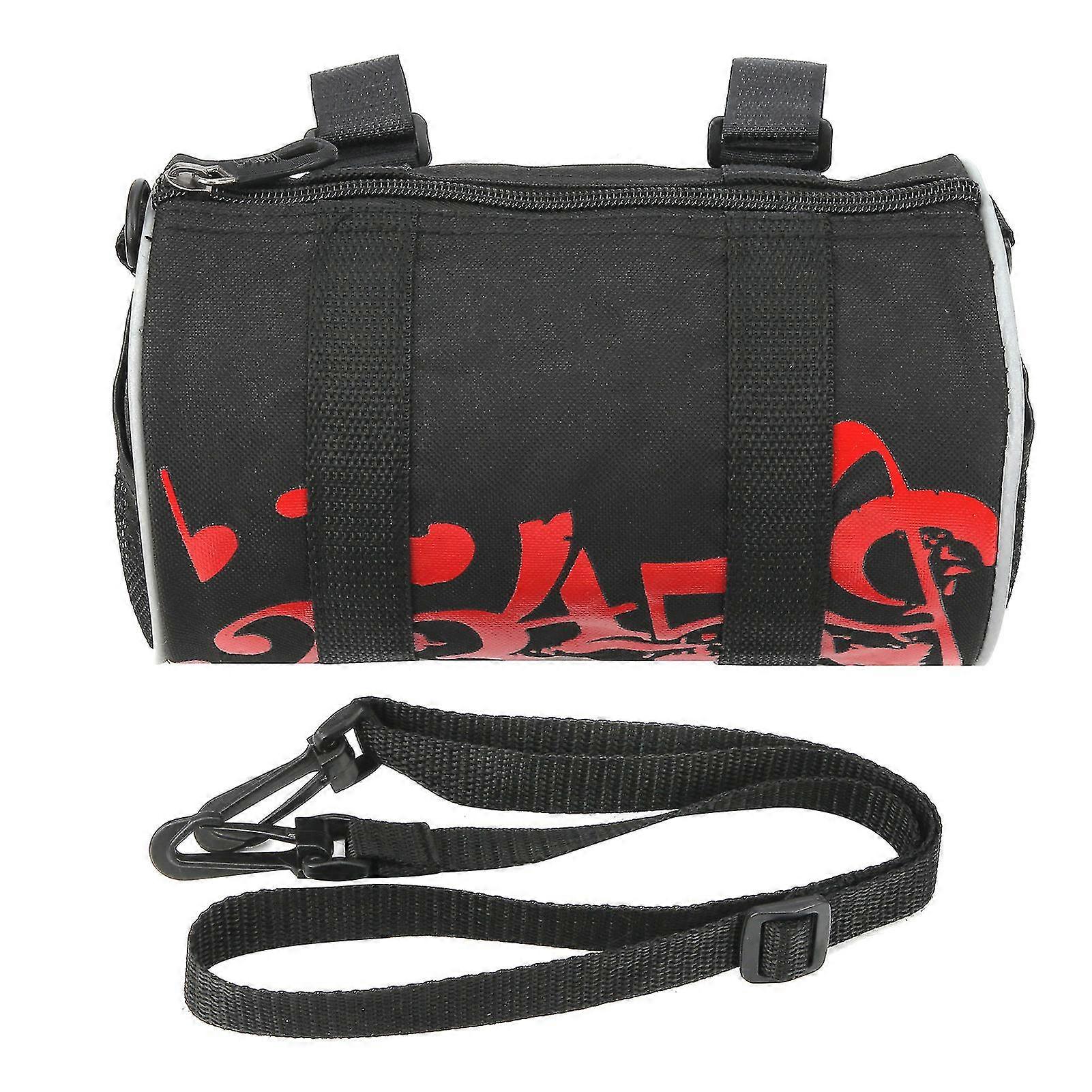 Adjustable Shoulder Strap Bicycle Front Bag - Red Cycling Supply
