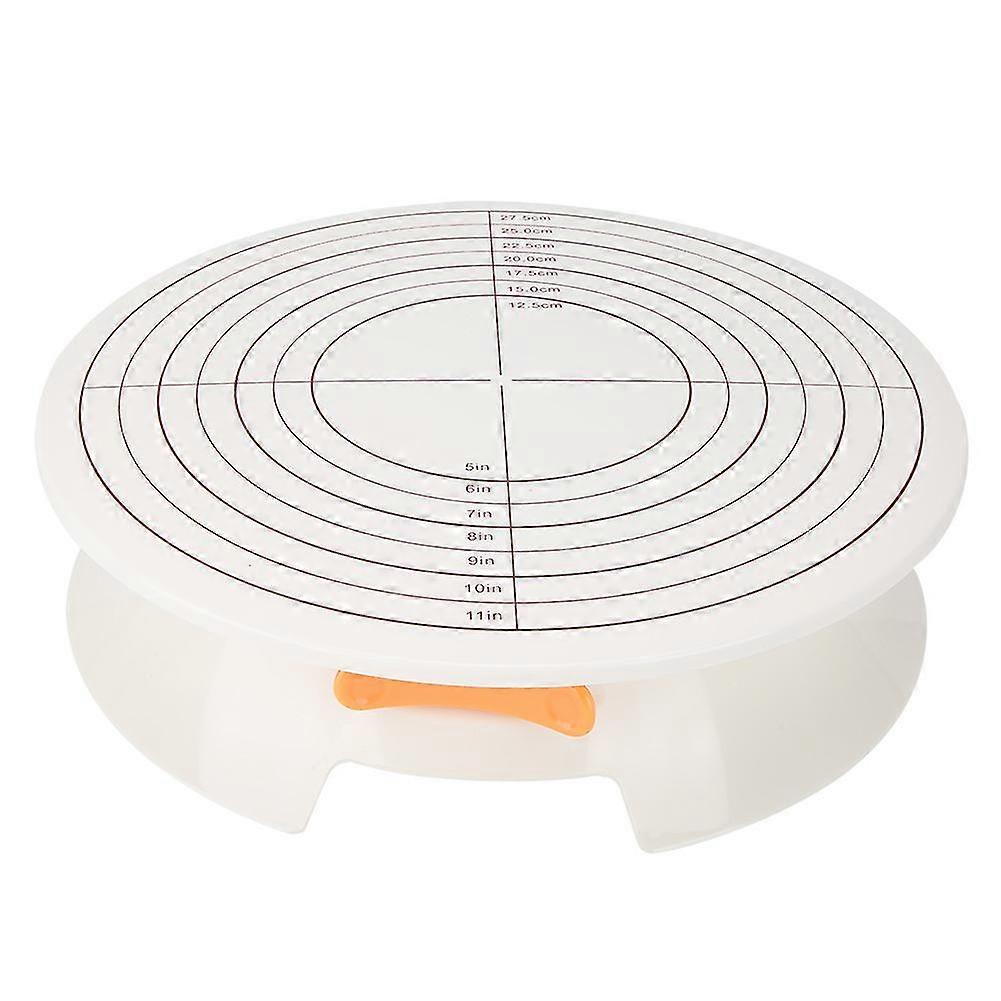 Rotating Cake Decorating Turntable with Buckle - DIY Cake Stand Base for Kitchen Baking