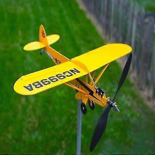 Piper J3 Cub Airplane Weathervane, whirlygig vindmølle gaver til flyelskere