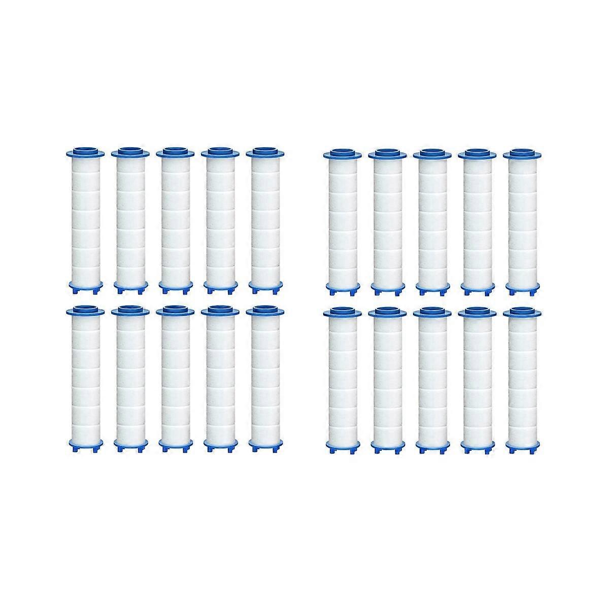 20Pcs Replacement Shower Filter for Hard Water - High Output Shower Water Filter To Remove Chlorine