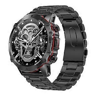 AK56 IP67 1,43 tommer perle stål rem smart ur