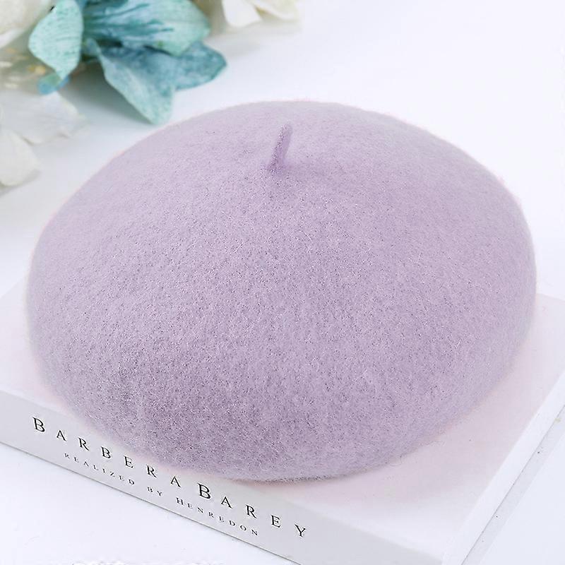 Breathable Wool Beret Hat for Fall Winter