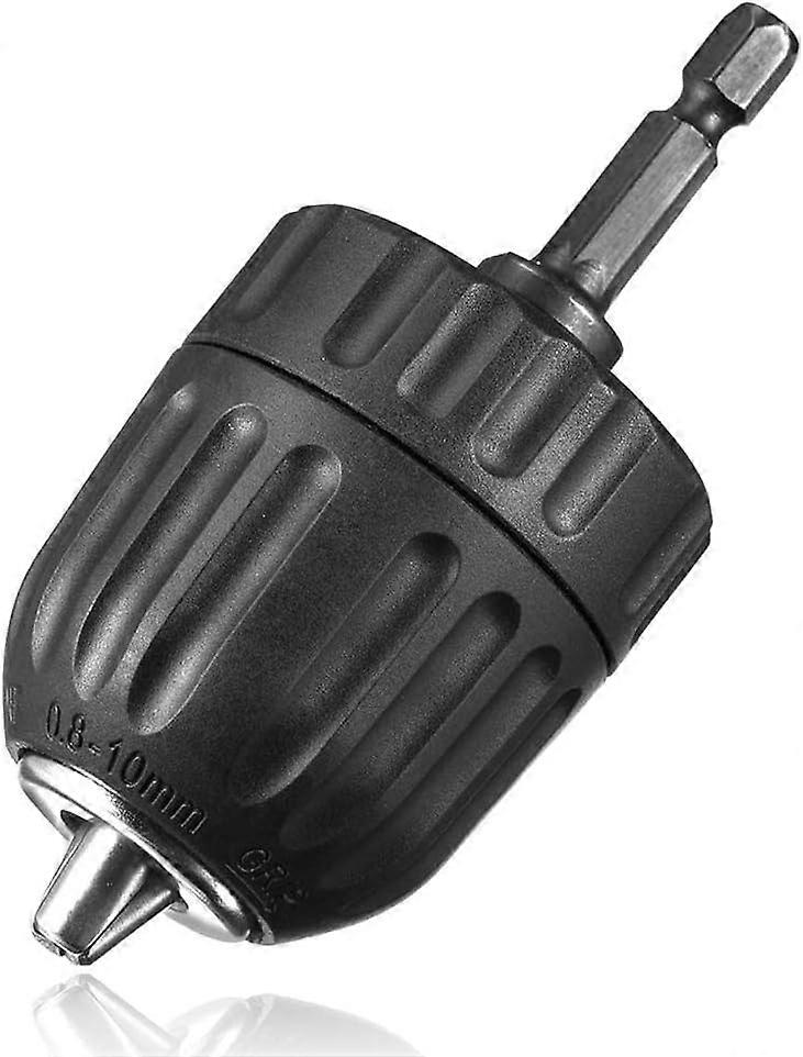 0.8-10mm Keyless Drill Chuck Adapter 3/8-24UNF Mount Thread Impact Chuck Converter