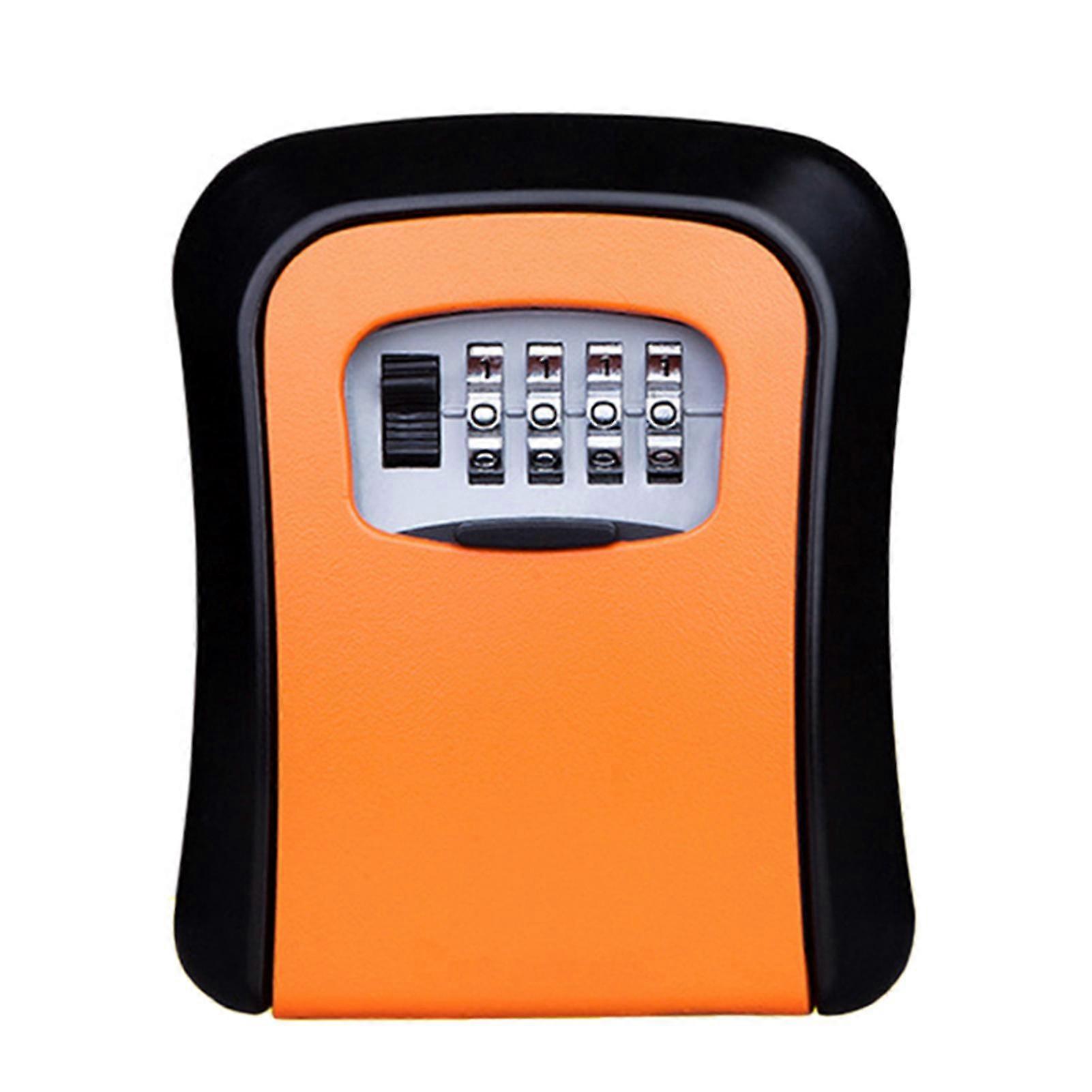 Key Storage Lock Box Safe Security Storage Combination Wall Mount Lock Box For Outside Garage