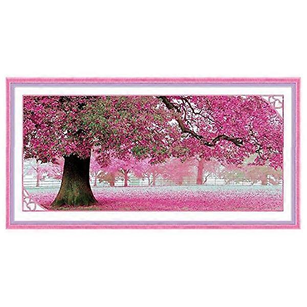 Cherry Blossom Tree Cross Stitch Embroidery Kit