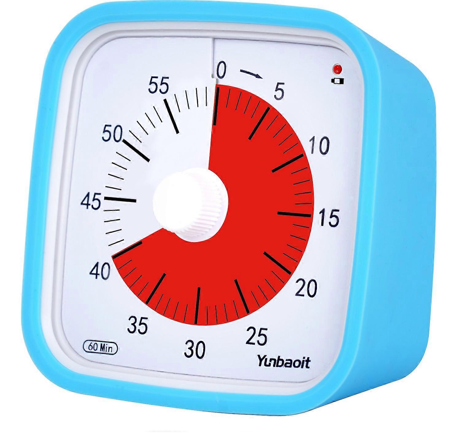 60-minute Visual Timer, Classroom Countdown Clock, Silent Timer For Kids And Adults