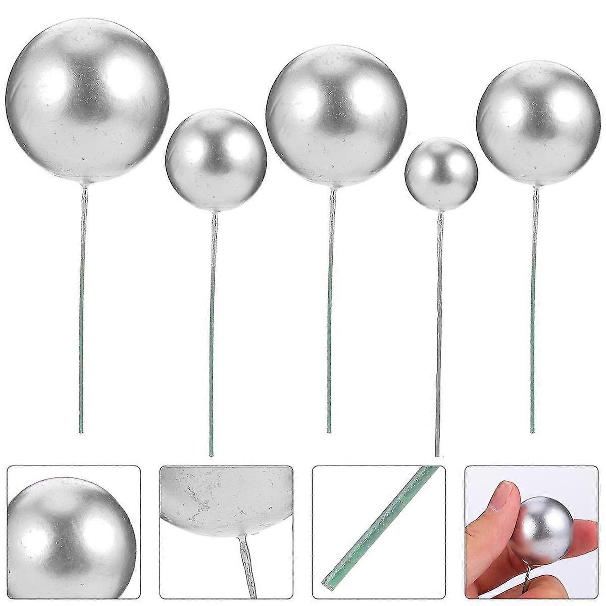 30 Pcs μπάλα σχήμα κέικ κέικ τοππερ διακοσμητικά επιδόρπια τούρτα γενεθλίων