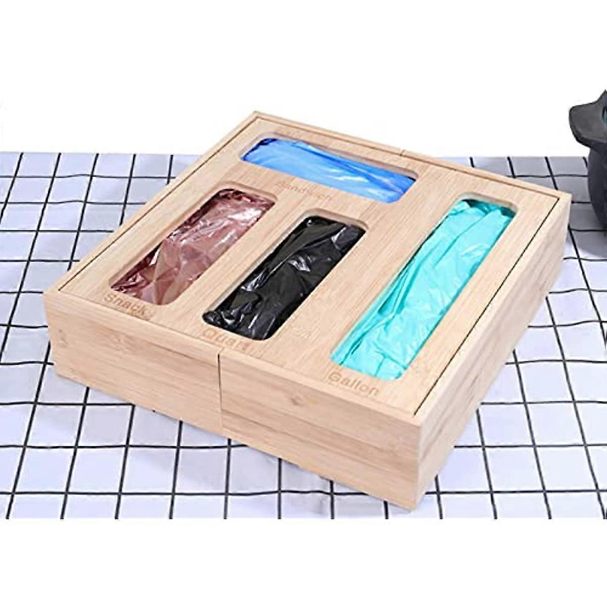 Bamboo Bag Storage Organizer