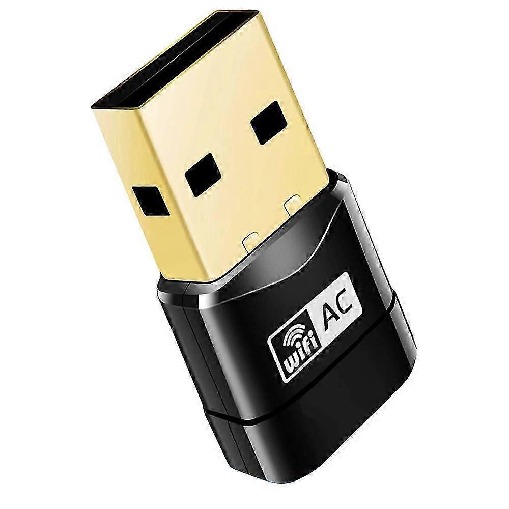 Wifi Dongle, Ac600 802.11ac Dual Band 5ghz Mini Wireless Network Usb Wifi Adapter For Pc Desktop Laptop