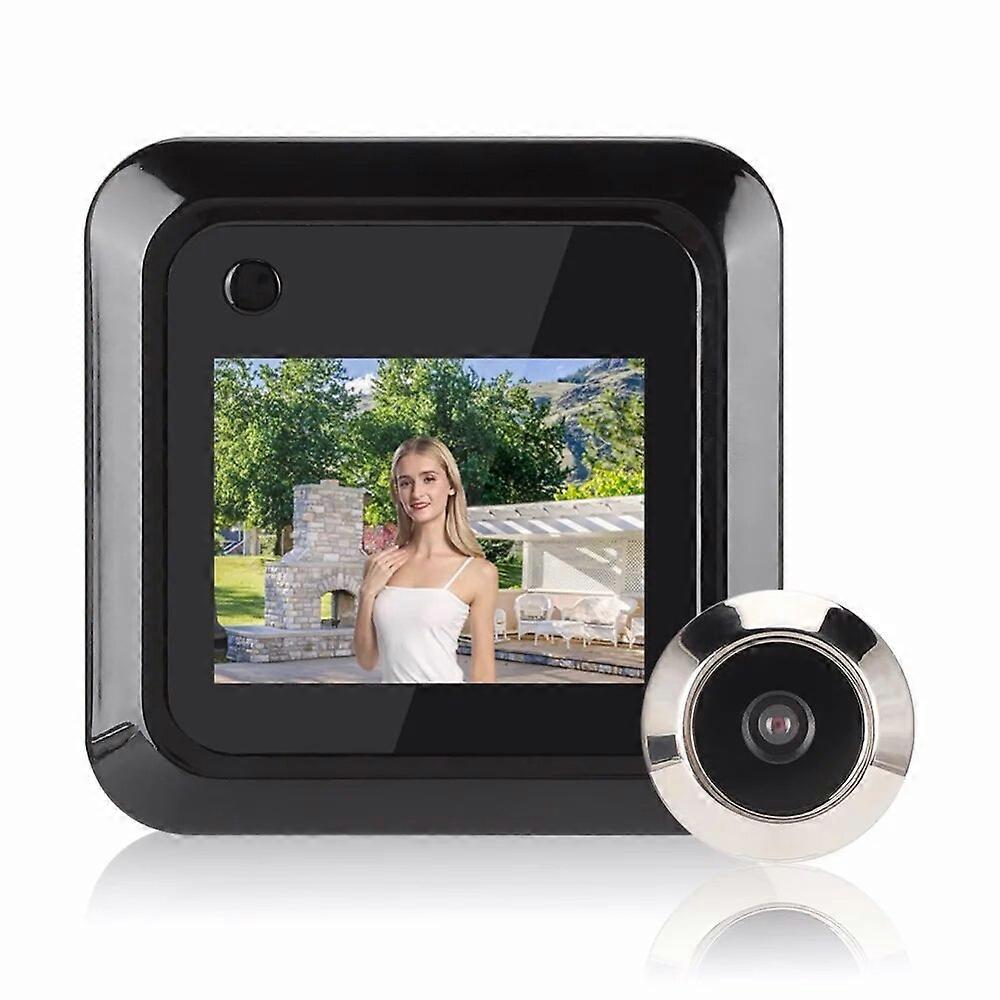2.4 Inch LCD Color Screen Digital Doorbell 145 Degree Door Eye Doorbell Camera Viewer Electronic Peeping Door Outdoor Doorbell