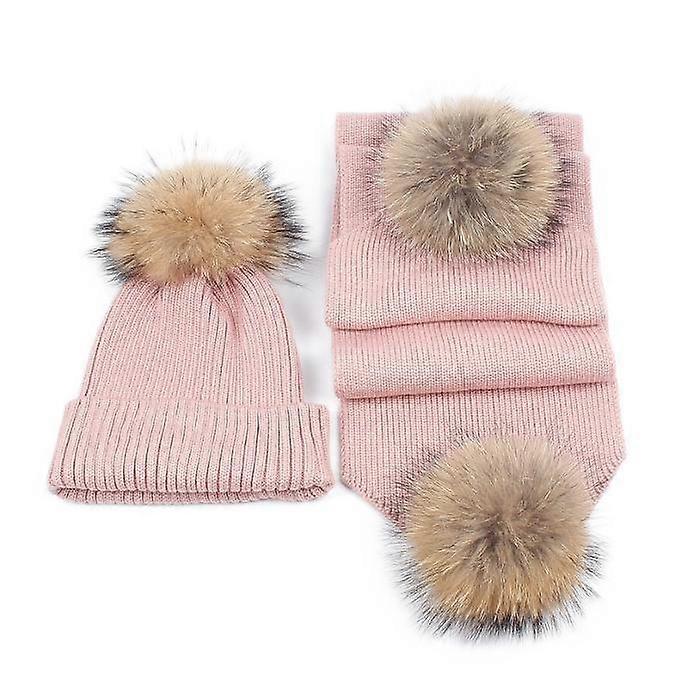 Womens Wool Hat and Scarf Winter Set