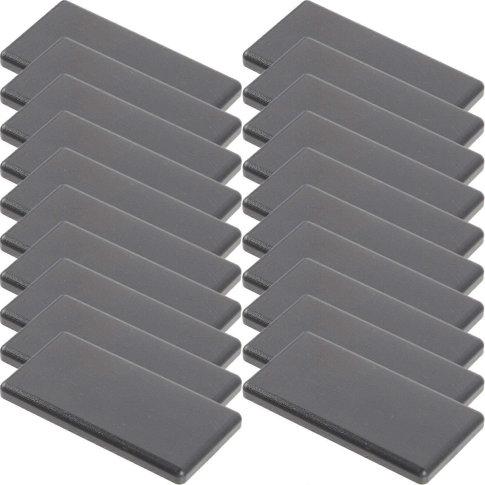 20pcs מכסה קצה פרופיל אלומיניום 2040 אביזר מגן שחול אלומיניום