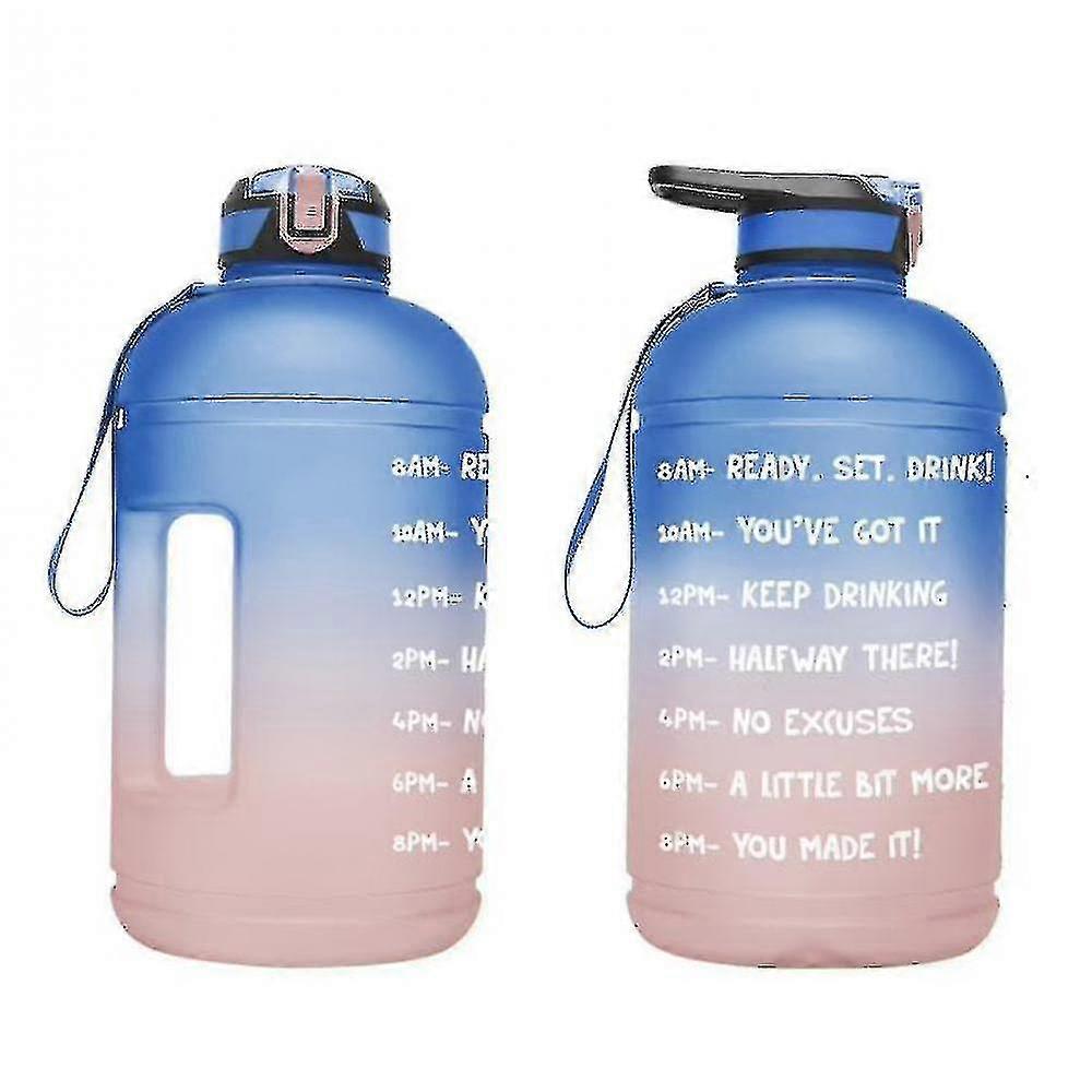 3.78l Two-color Gradient Sports Bottle