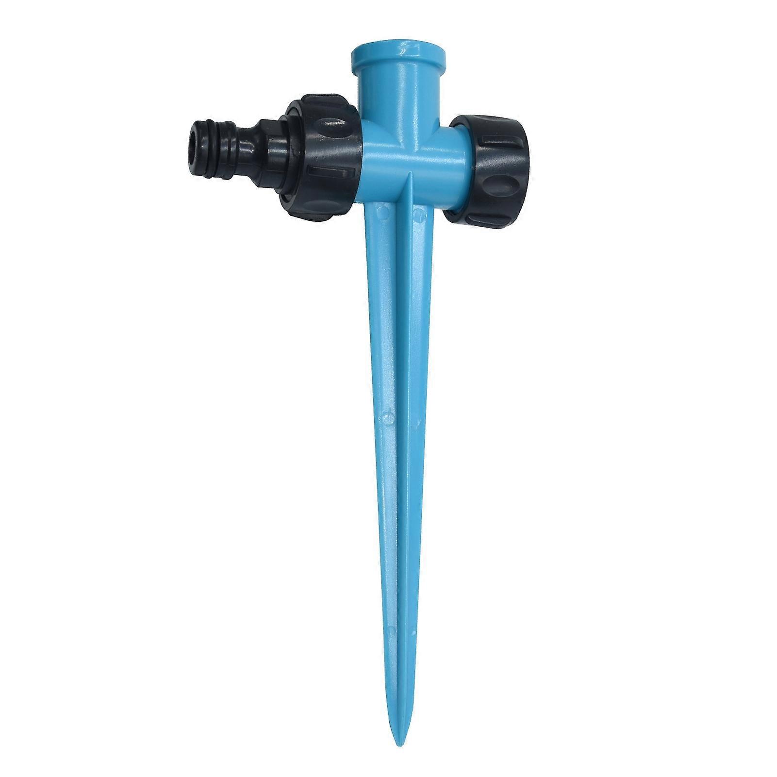 JIKAIX Watering Plug Dual Head Wide Application Plastic Thread Pipe Connect Stake Garden Accessories