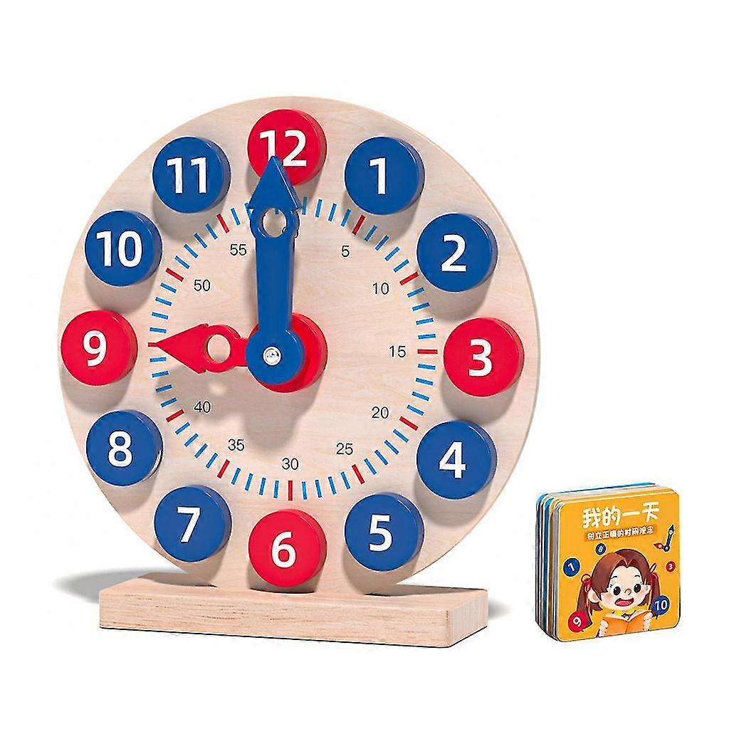 Primary School Teacher Teaching Clock Teaching Aids Student Learning Clock Model Children Recognize Digital Clock