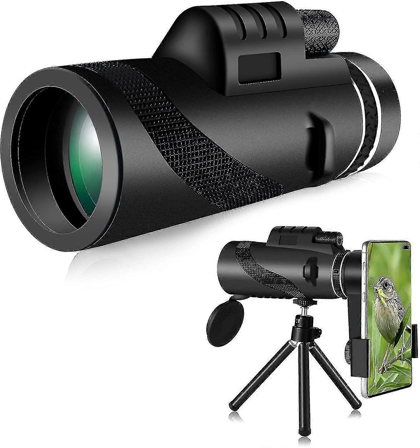 Telescopio monocular, 40x60 Hd Telescopio monocular con Smar