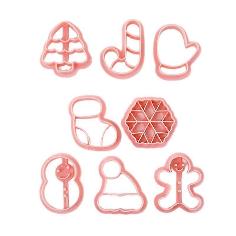  Festive Shapes PP Material Cookie Molds Cookie Cutters for Creative Baking