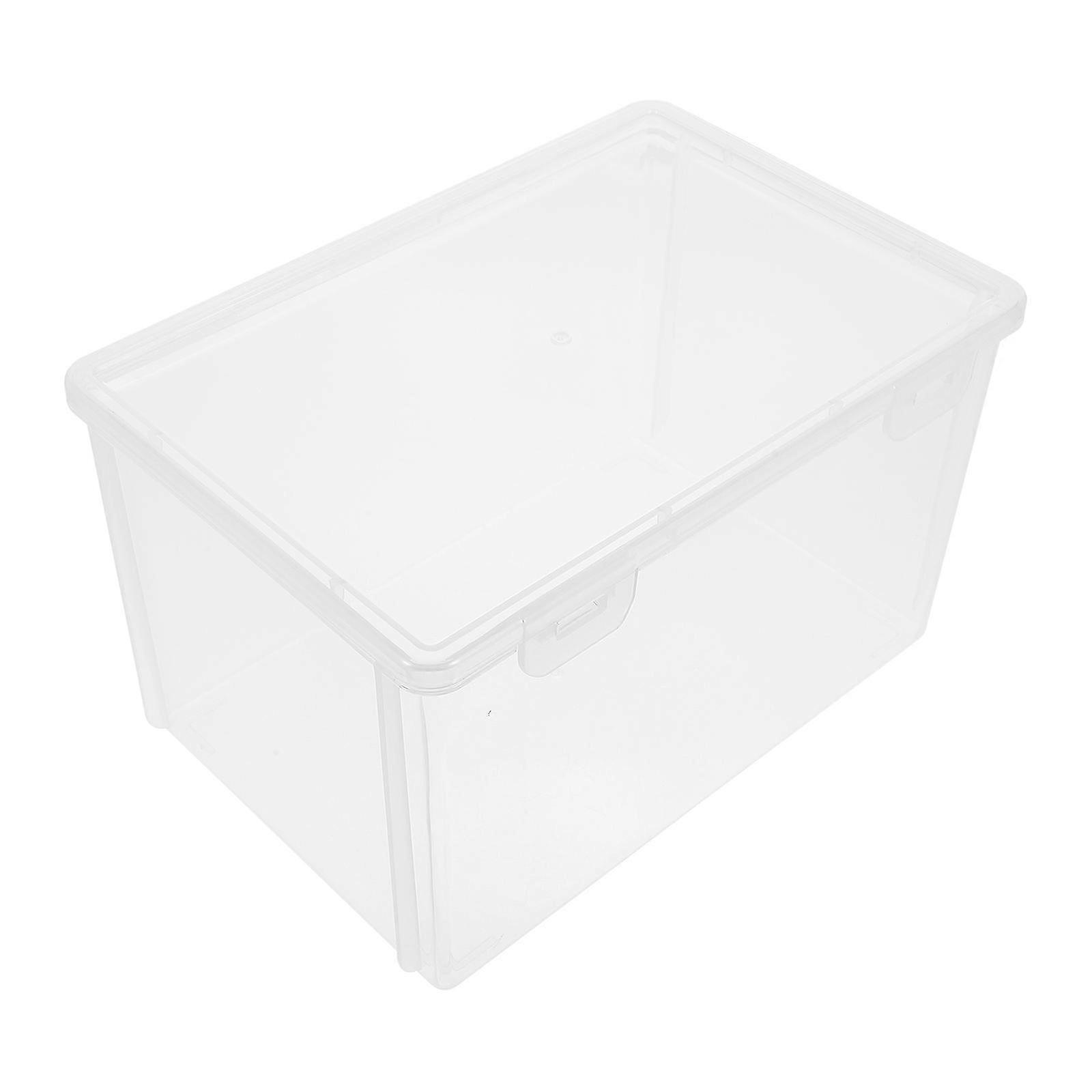 Household Toast Storage Box Plastic Bread Container Dustproof Cake Box Refrigerator Bread Box