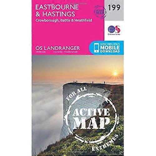 Eastbourne & Hastings, Battle & Heathfield (OS Landranger Map)