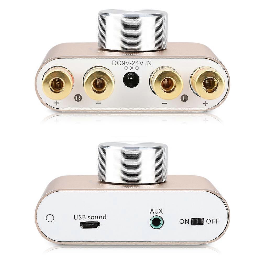 Mini Bluetooth Power Digital Amplifier 100W Hifi Stereo Audio Player Amp EU Plug