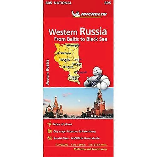 Western Russia - Michelin National Map 805