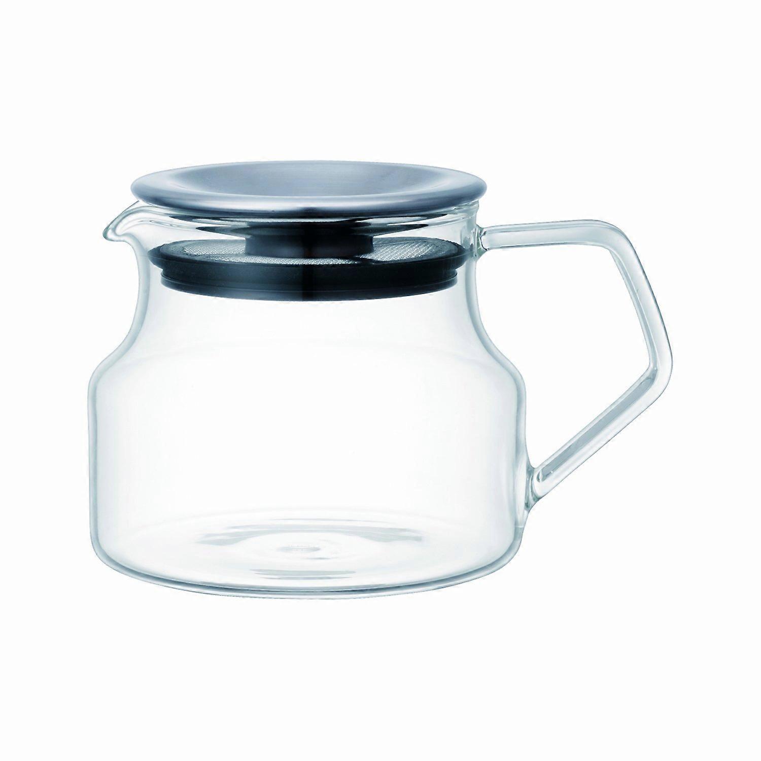 One-Touch Teapot Glass, 15.9 Fl Oz (450 ml), Heat-Resistant Microwave And Dishwasher Safe