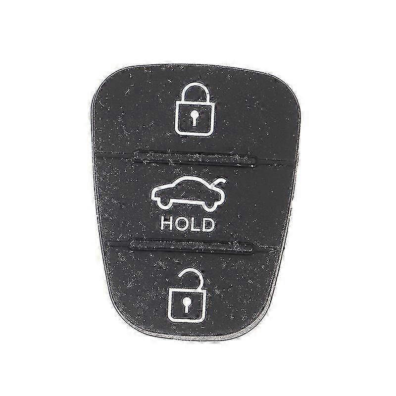 Hyundai Kia Silicone 3 Button Key Pad Shell Replacement Key Auto Keys Part
