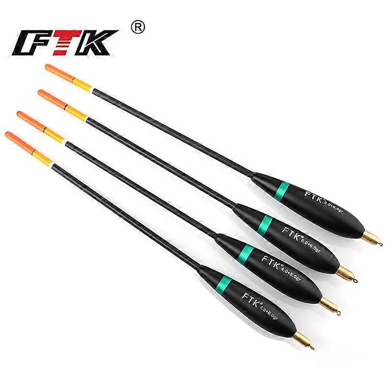 Fishing Float 4PCS mixd sized Barguzinsky Bobbers Set stopper vertical buoy with copper ring