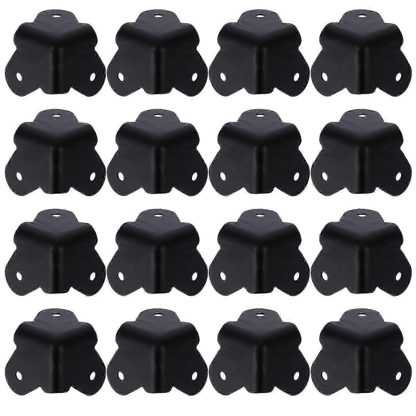 16pcs Speaker Cabinet Corner Protectors Rounded Metal Corner Protector