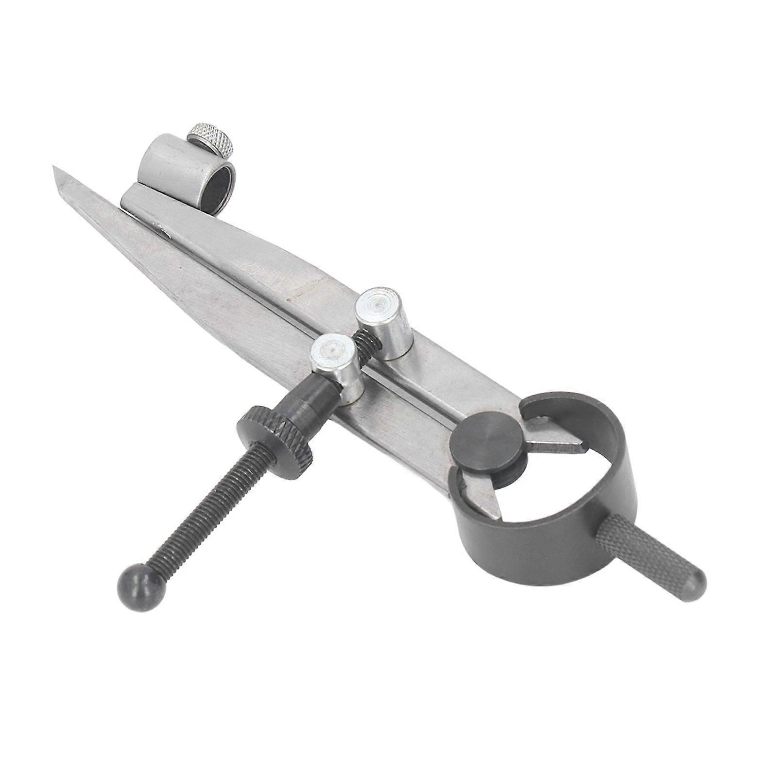 Flat Leg Spring Caliper Carbon Steel Spring Divider Multipurpose Scribing Tool for Woodworking Geometry Drawing 