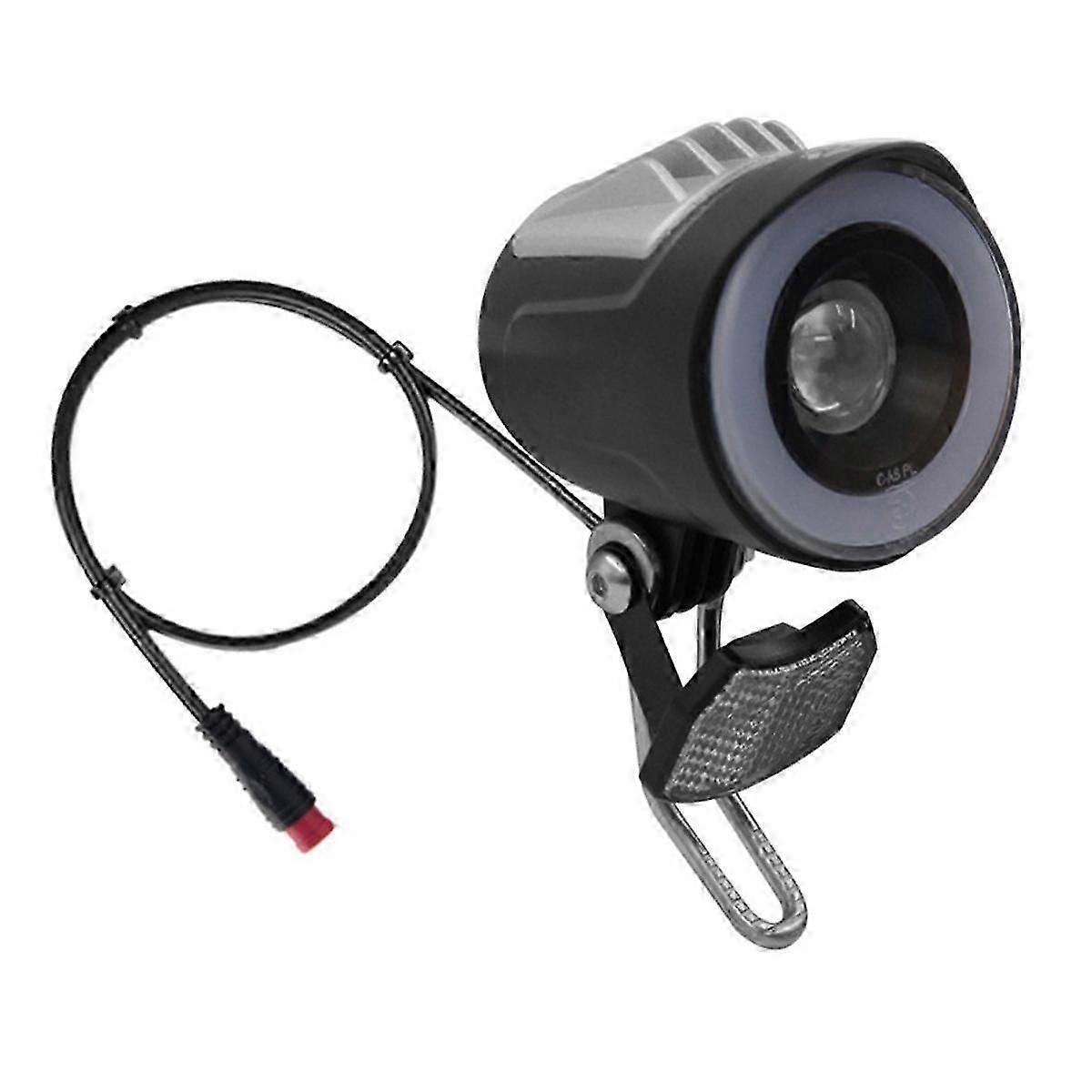 QD228 LED المصباح الكهربائي دراجة سكوتر للماء موصل ضوء أمامي مع ملحقات القرن