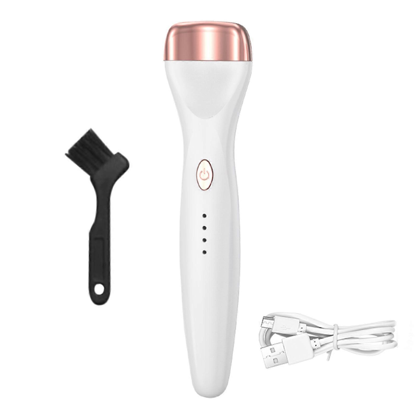 Mini Heated Eyelash Curlers Heated Lash Curler Electric Eyelash Curler 3 Heating Modes Eyelash Curler Heat Curling  White
