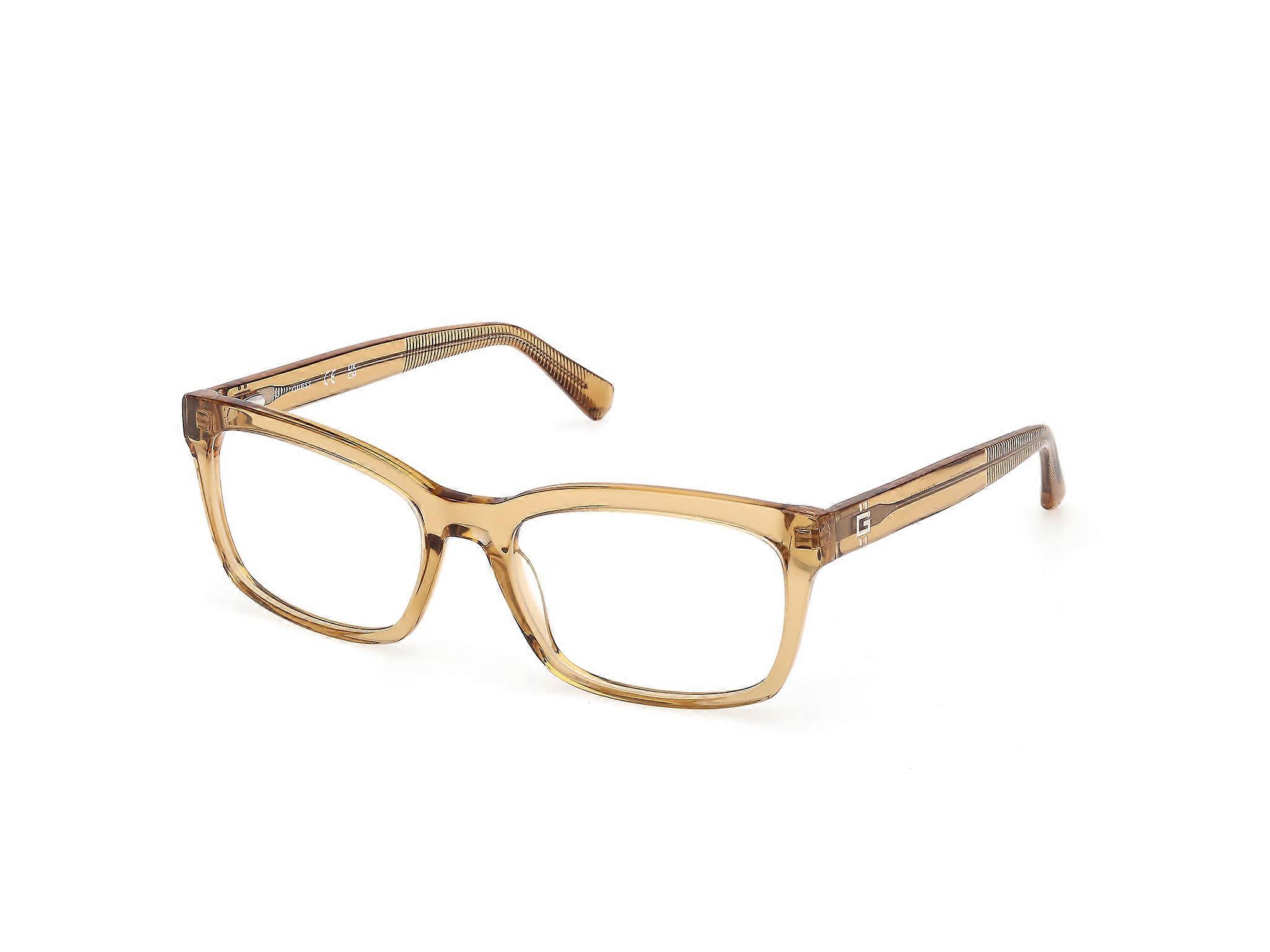 Eyewear Frames Guess GU50252 039 shiny dark yellow 55/19/145 MAN