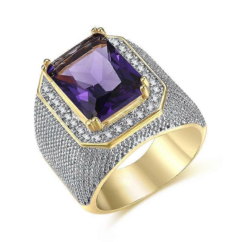 SACE GEMS Luxe koperlegering zirkoon bruiloft verloving herenring sieraden cadeau