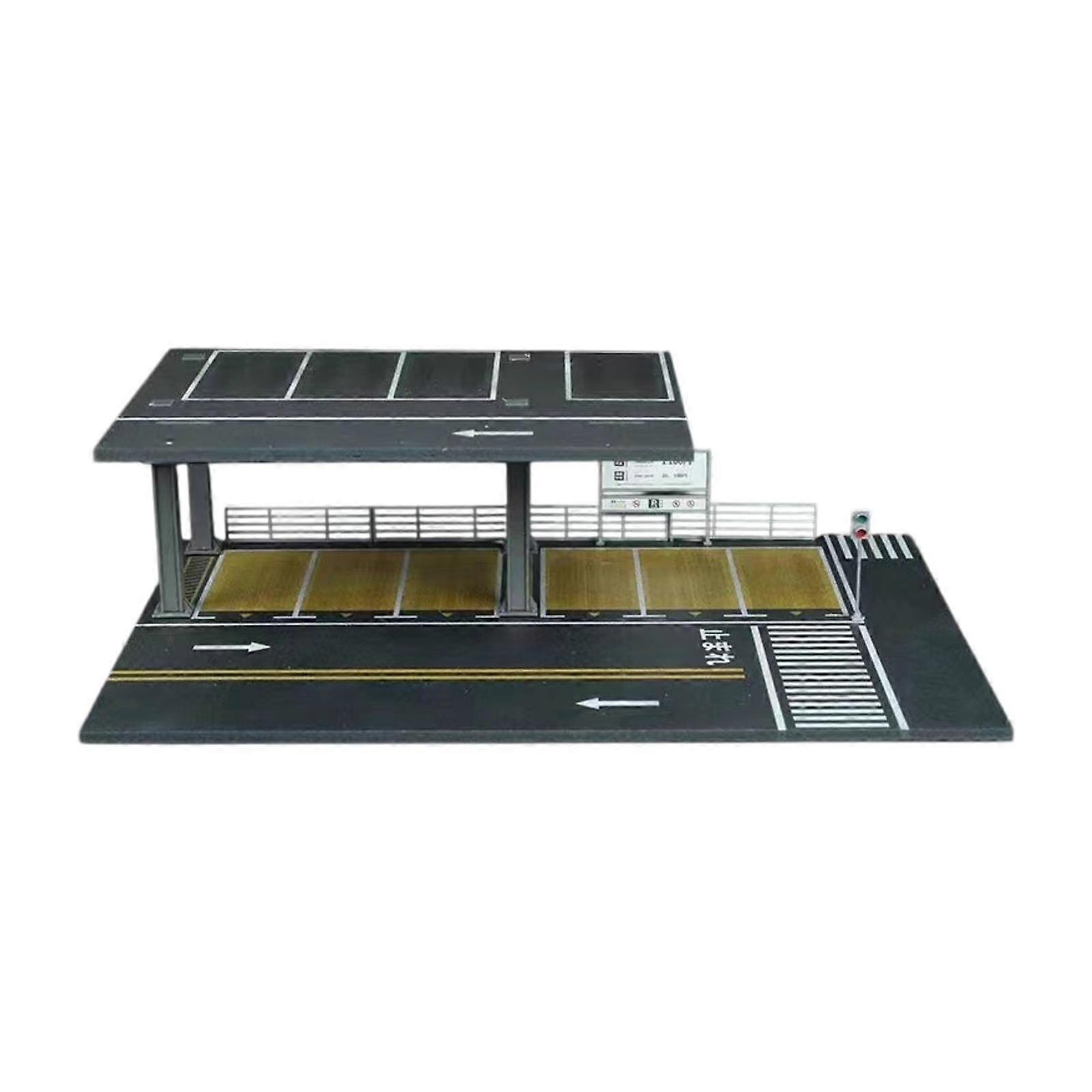 1/64 Diecast Car Display Case Car Garage Display Stand for Model Collectors