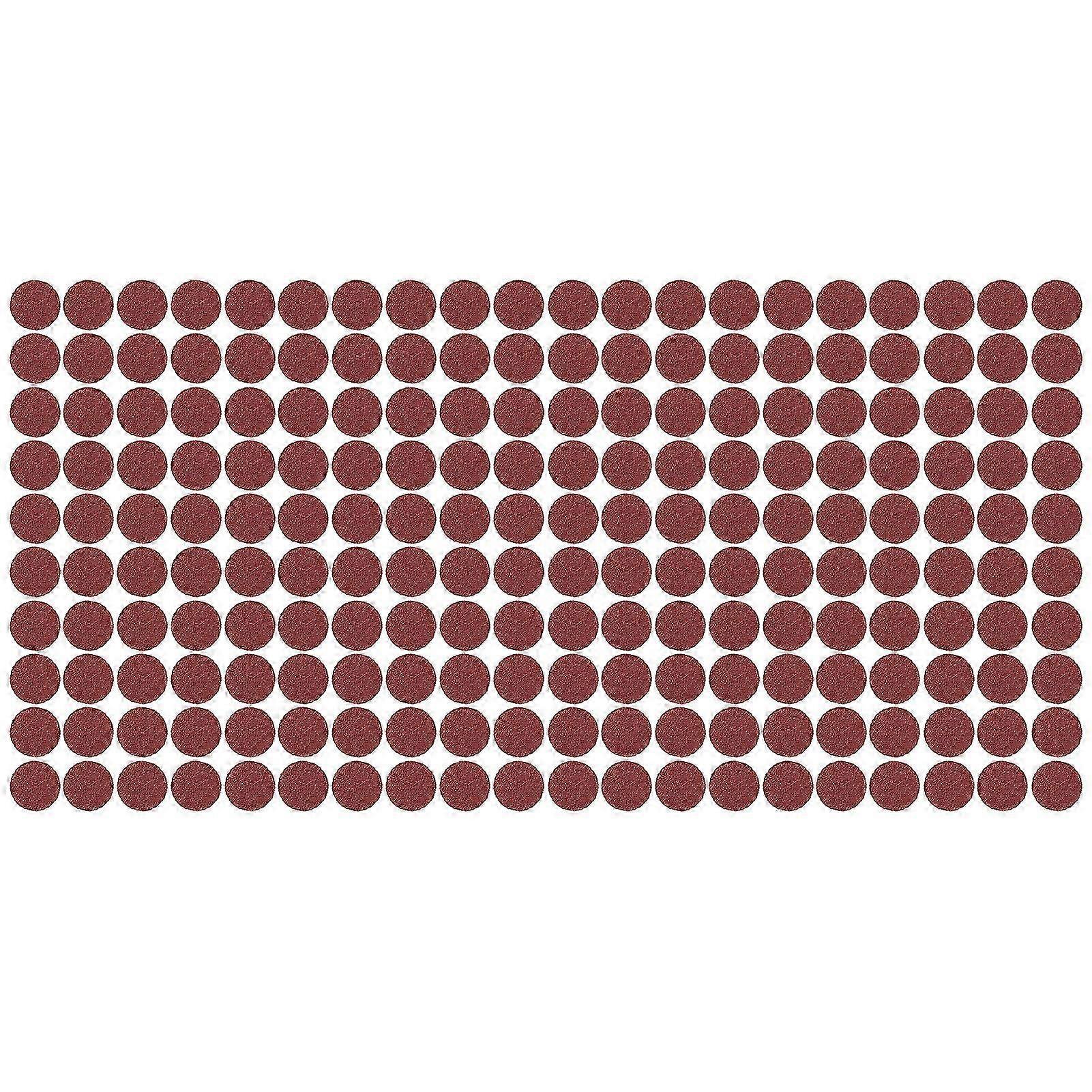 200 قطعة قرص ورق صنفرة أحمر 1 بوصة 25 مللي متر التدفق الخلفي أدوات الصنفرة للحماية من الحرارة للرطوبة لتلميع السيارات 2000#