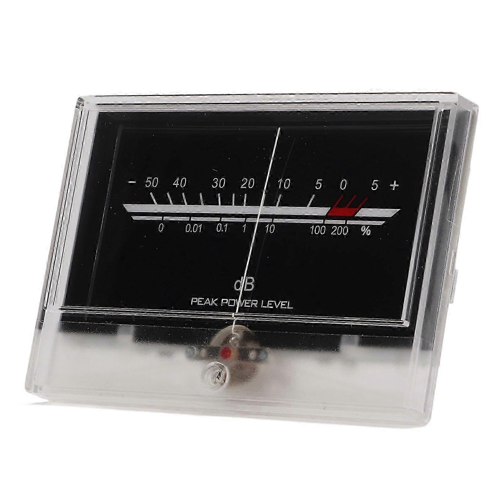 VU-Meter LED Weiß Hintergrundbeleuchtung Genaue Messung Leistungsverstärker DB Meter für Studio DIY