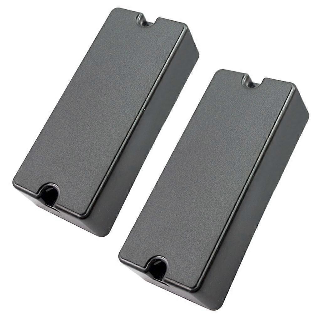 2x Dichtung Humbucker Tonabnehmer Abdeckung 2 Loch für 4-String E-Bass Ersatz