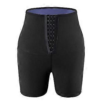 Cintura alta Sauna Sweat Shorts Calças de treino Hot Leggings Yoga para mulheres correndo
