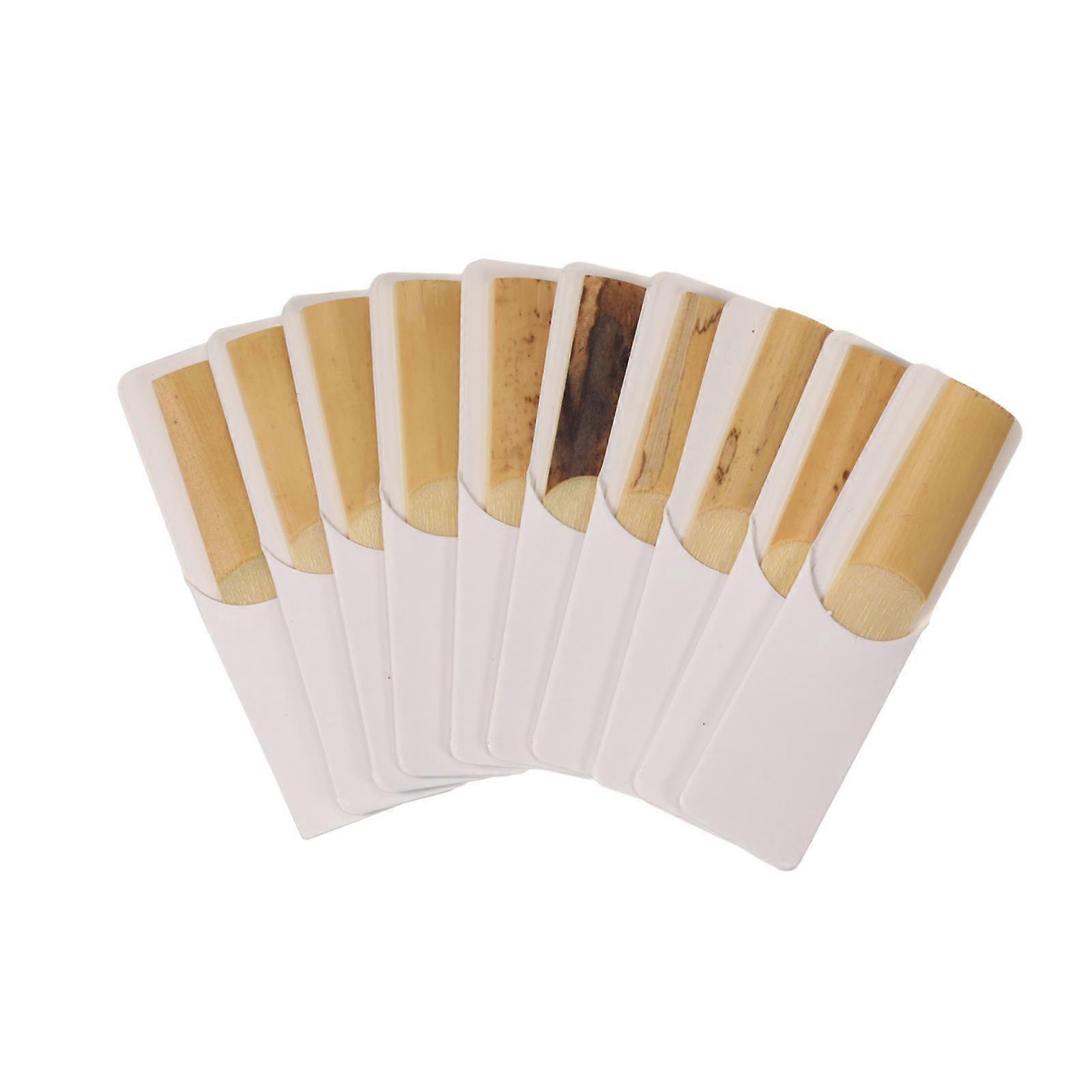 10 Pieces Soprano Saxophone Reeds Strength 2.5 Parts for Player Soprano Sax